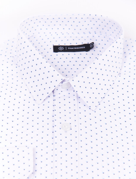 Camisa estampada blanco