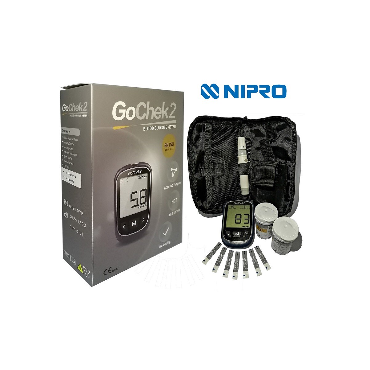 Glucómetro Nipro Gochek2 