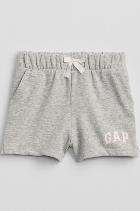Short Deportivo Logo Gap Toddler Niña Light Heather Grey B08