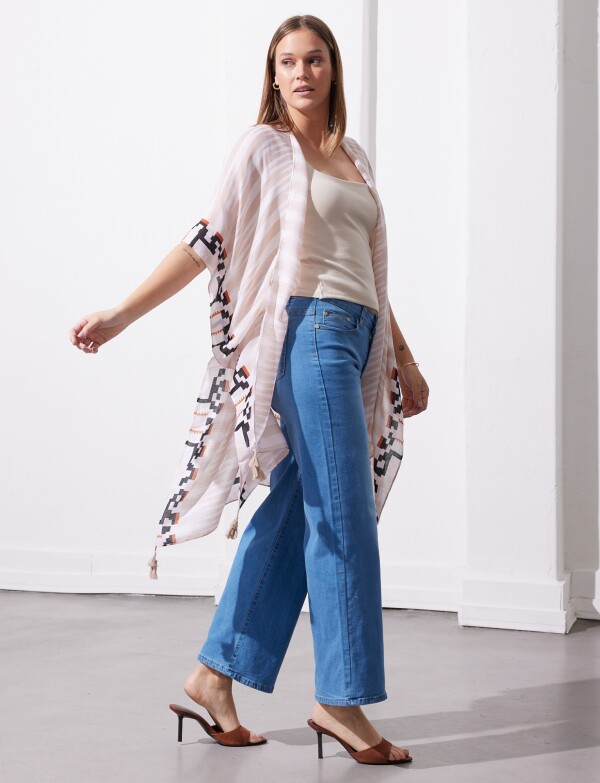 Kimono Printed BEIGE/MULTI