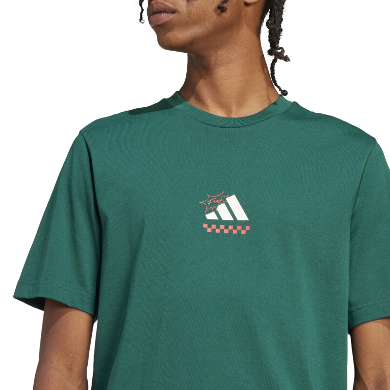 Remera Adidas PIZZA TEE de Hombre - JJ4017 Verde
