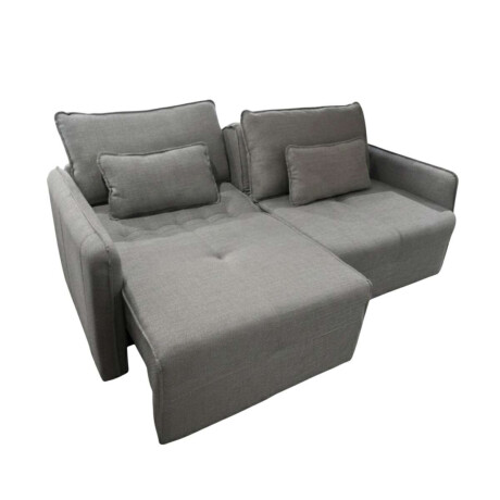 Sillon Cama Cline 3 Cuerpos Extensible Gris