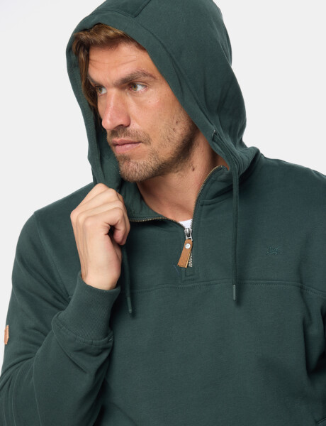 CANGURO DE FELPA MEDIO CIERRE Verde