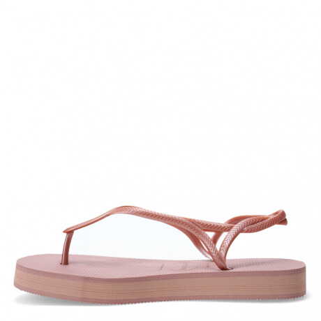 Sandalia de Mujer Havaianas Luna Plataforma FC Rosado - Croco