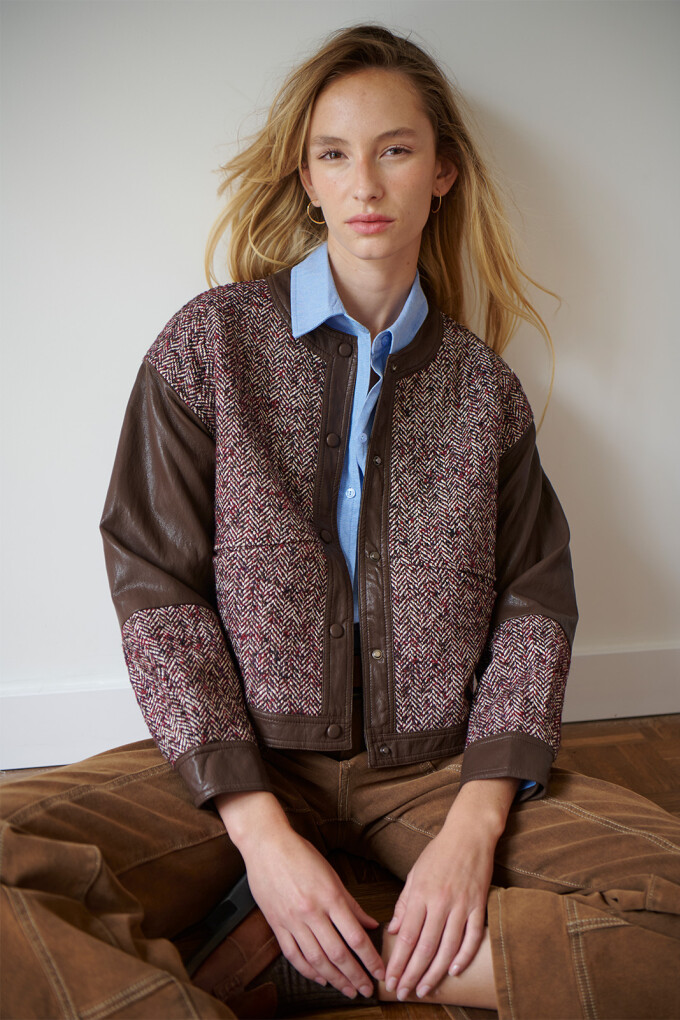 CHAQUETA MIST BURDEOS