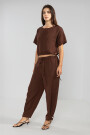 SHORT SLEEVE TOP Chocolate