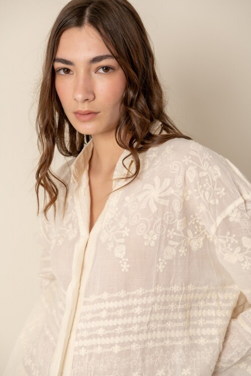 Camisa Cotton bordada Camisa Cotton bordada
