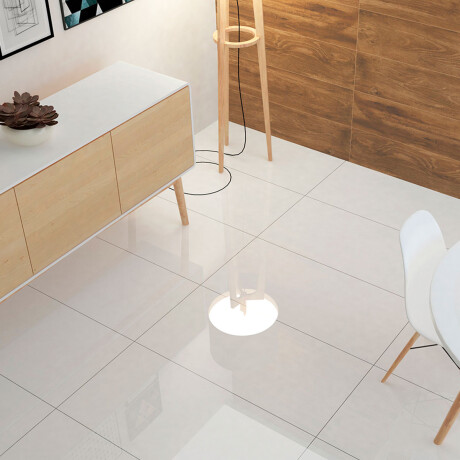 Porcelanato Blanco Pulido 60X106.5Cm Piso Pared GAMAS DE BLANCO