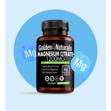 Citrato de Magnesio Golden Natural 100 capsulas