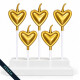 Vela Corazon x5 Und Dorada