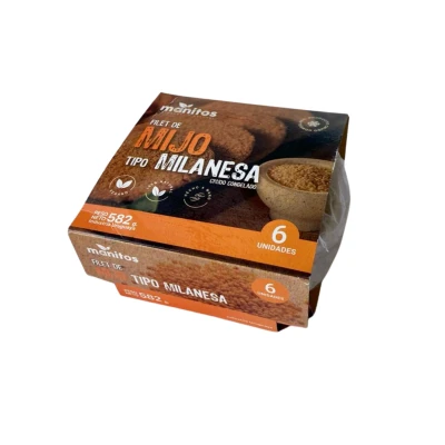 Milanesas De Mijo Manitos 6 Unidades Milanesa Mijo Manitos X6