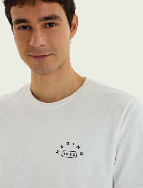CAMISETA ESTAMPADA DE MANGA CORTA BLANCO