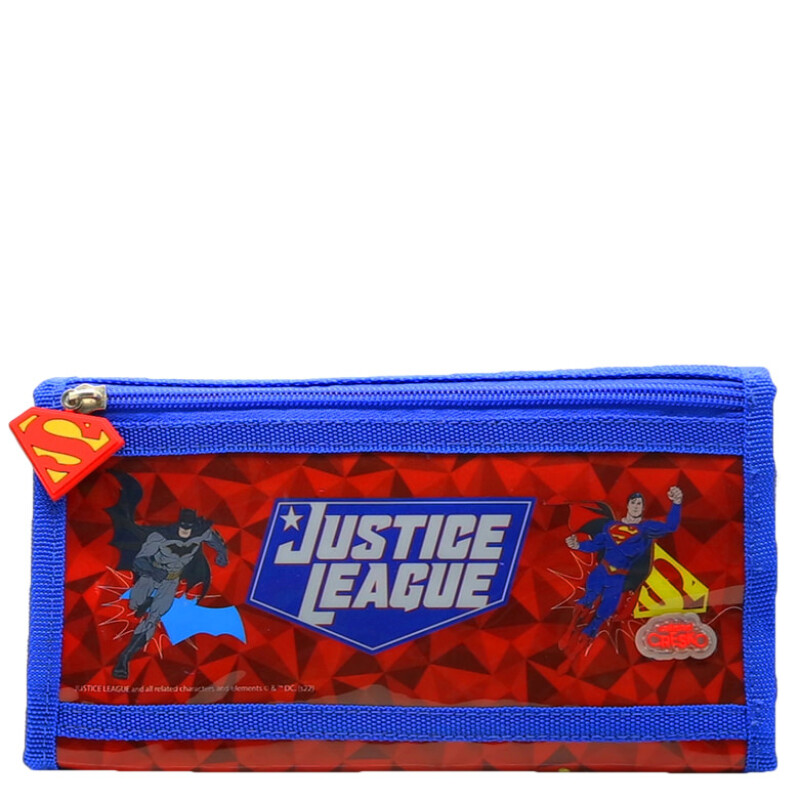 Cartuchera Superman Liga de la Justicia Azul - Rojo