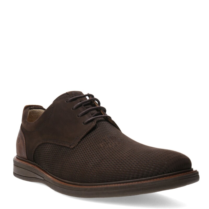 Zapatos de Hombre Democrata BAY 273104 acordonado Marrón Café