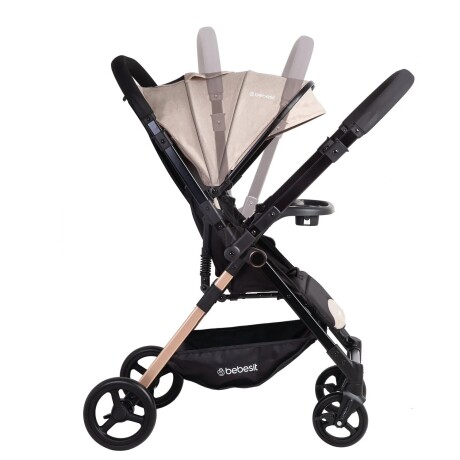 Coche CITY, Manillar Reversible, plegado sencillo y compacto, BEIGE Coche CITY, Manillar Reversible, plegado sencillo y compacto, BEIGE
