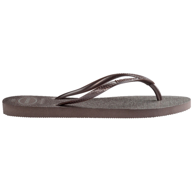 Sandalias de Mujer Havaianas Slim Gloss Gris