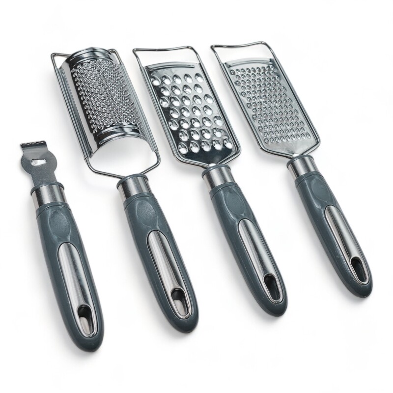 Ralladores Set de 4 acero inoxidable Sin Color