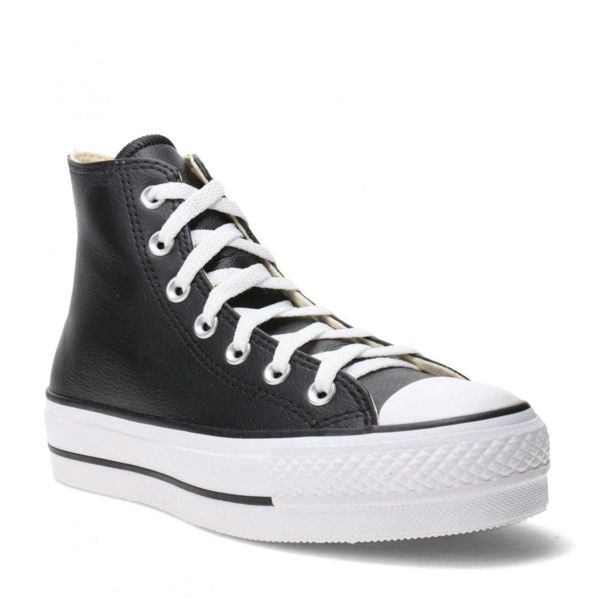 Championes Unisex Converse Plataforma Chuck Taylor Lift Converse - Negro - Blanco 