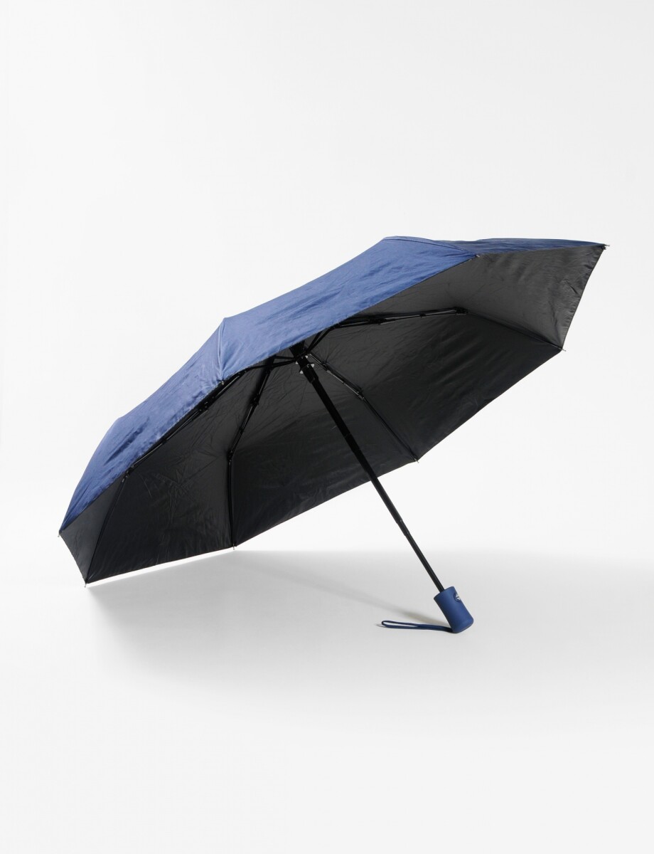 Paraguas automático liso - azul 