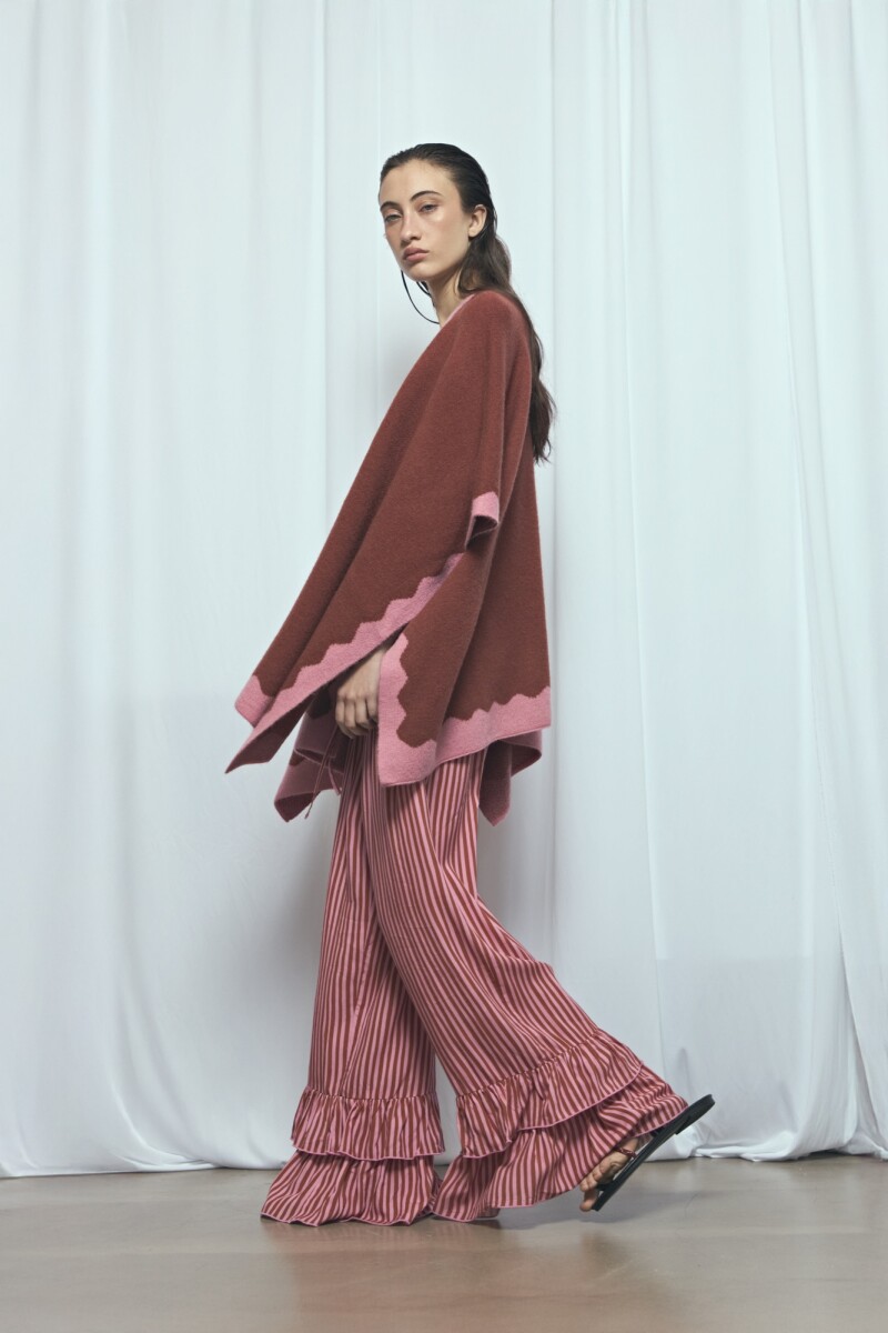 Poncho wavy PREVENTA tostado