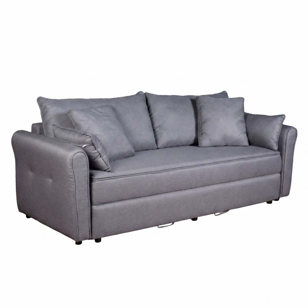 SOFÁ CAMA TELA GRIS ALABAMA