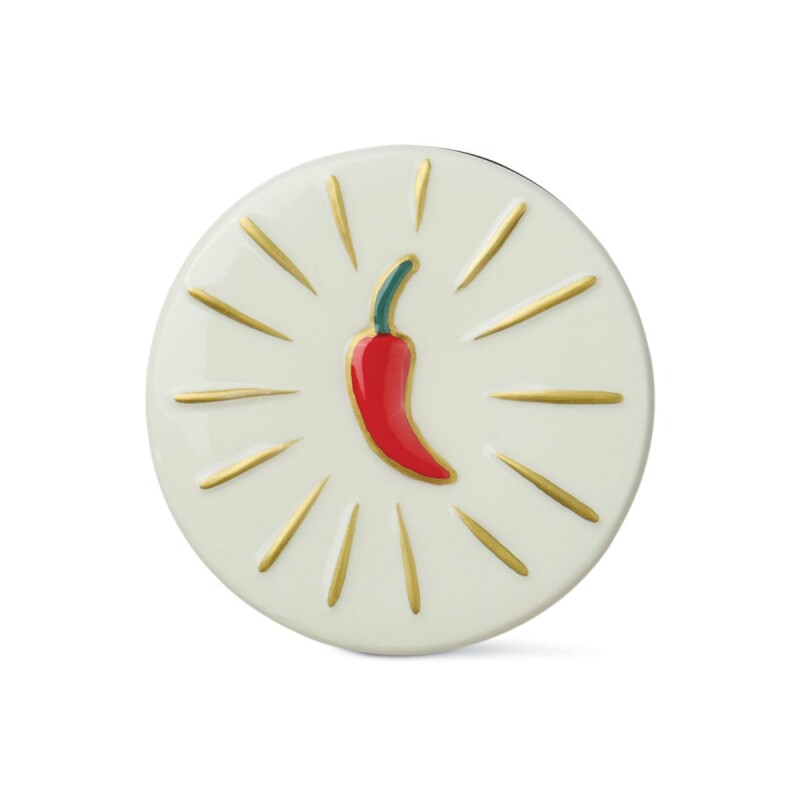 VELACMD Vela De Vidrio Doble Mecha Con Tapa 8oz Paddywax- Chili Pepper & Mango