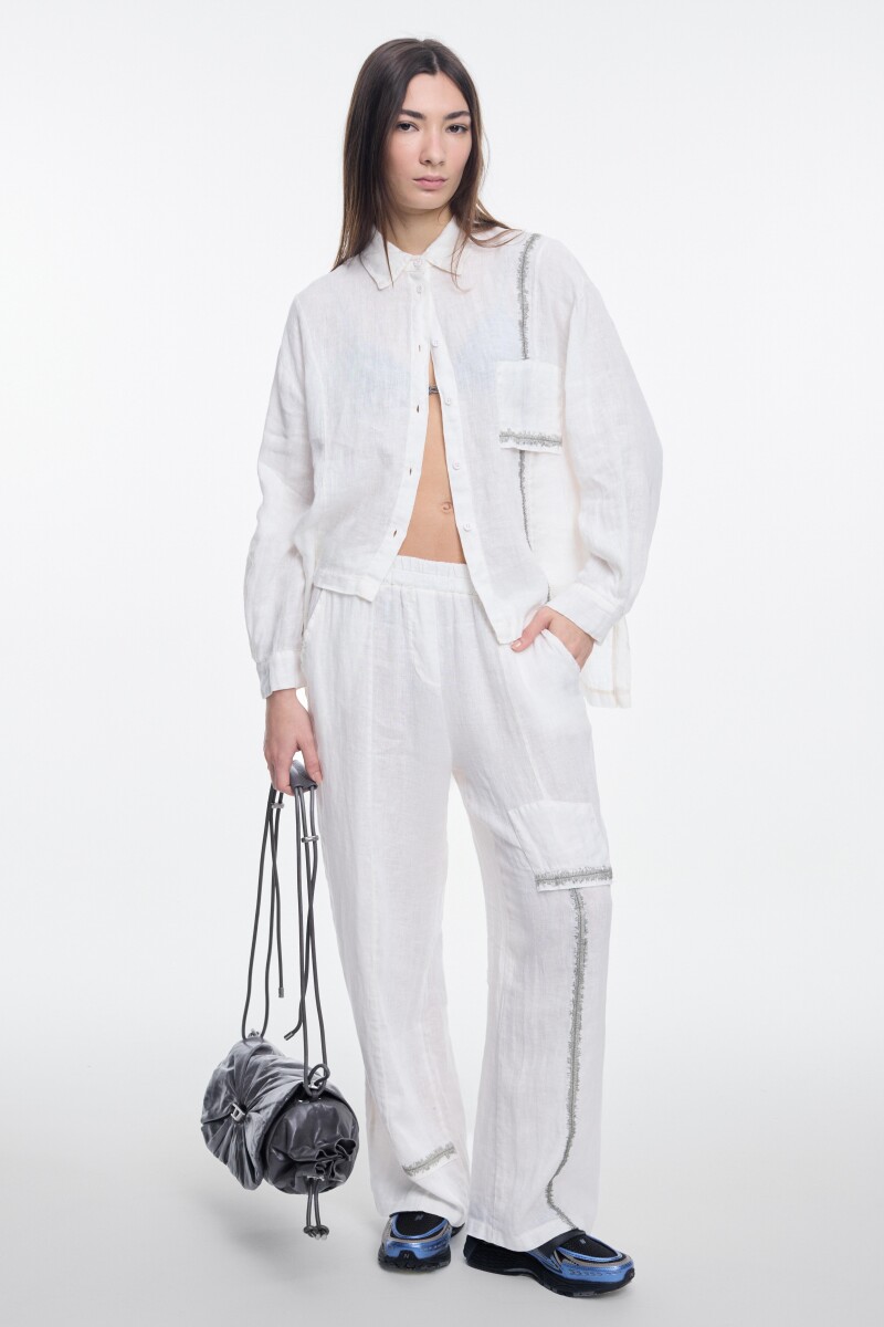 PANTALON BOLSILLO Crudo