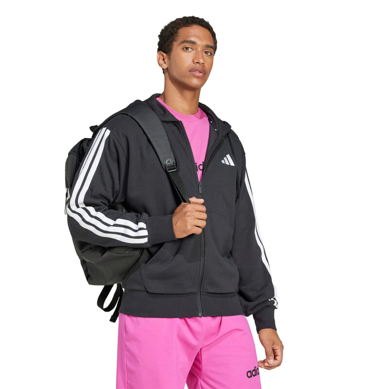 Adidas M 3s Ft Fz Hd Negro-blanco