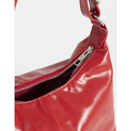 Bandolera Hobo Rosa Rojo Medio