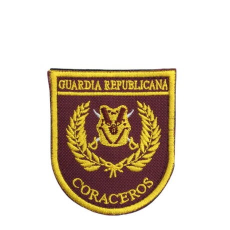 Parche bordado CORACEROS - Guardia Republicana Bordó