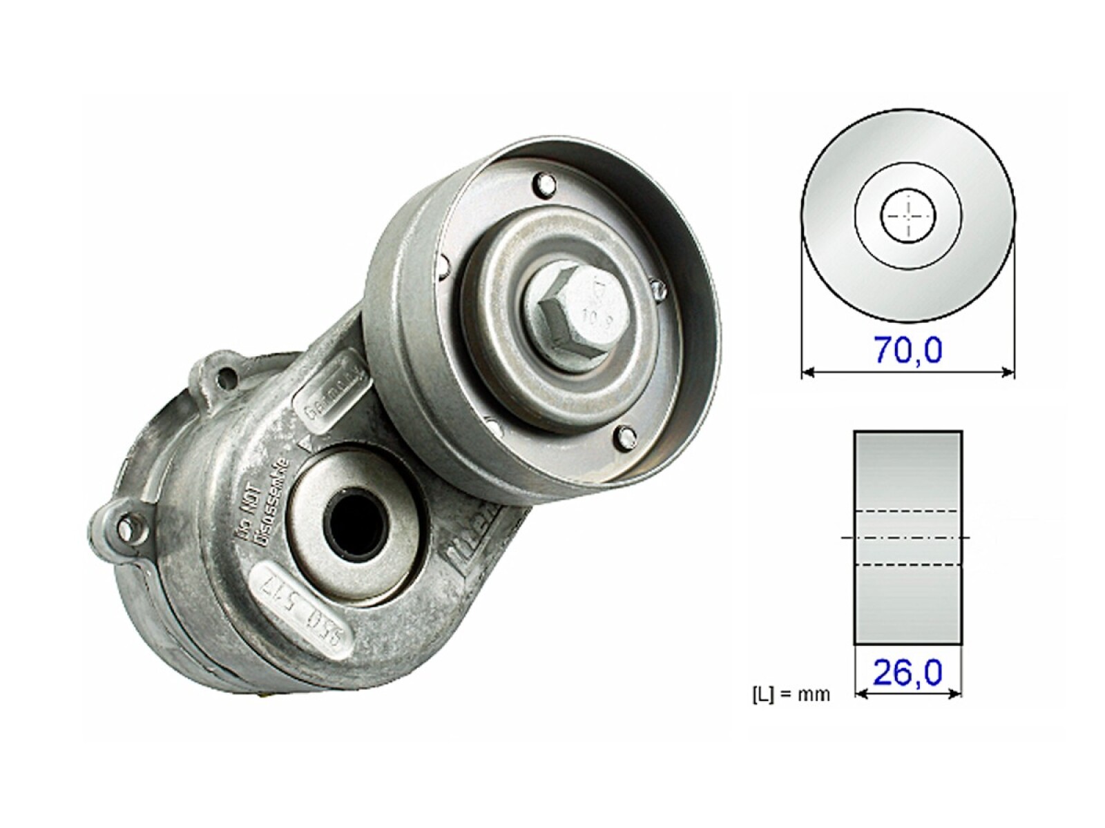 Tensor De La Correa Chrysler Voyager 02-25 