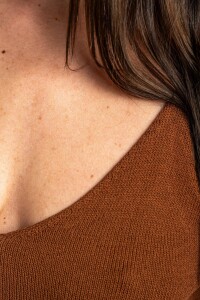Top Tejido Marron