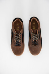 Sneaker Bicolor Negro/Miel