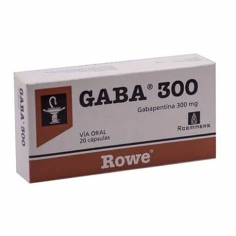 Gaba 300 mg 20 cápsulas Gaba 300 mg 20 cápsulas
