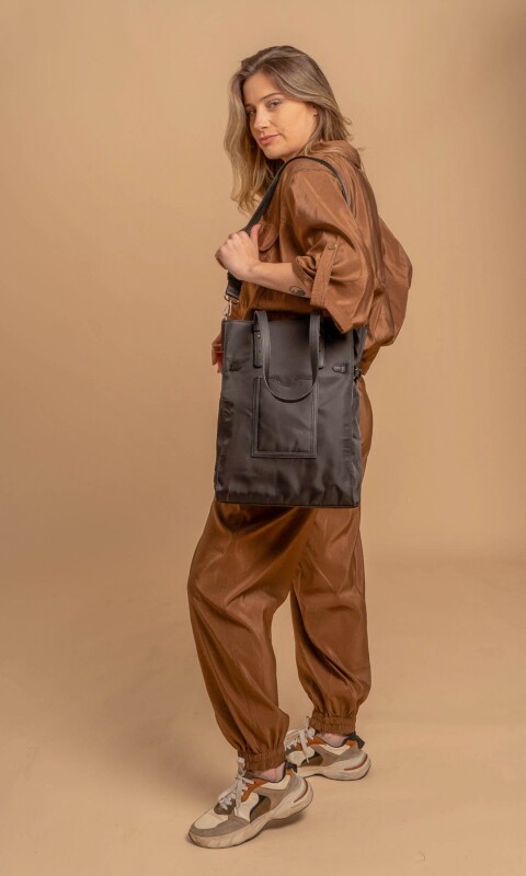 BANDOLERA BROMELIA NEGRO