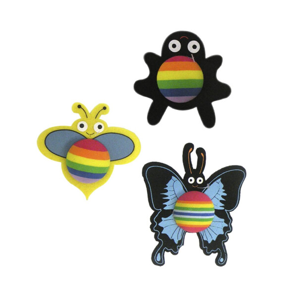 PELOTA DE ESPUMA CON FORMAS DE MARIPOSA PELOTA DE ESPUMA CON FORMAS DE MARIPOSA