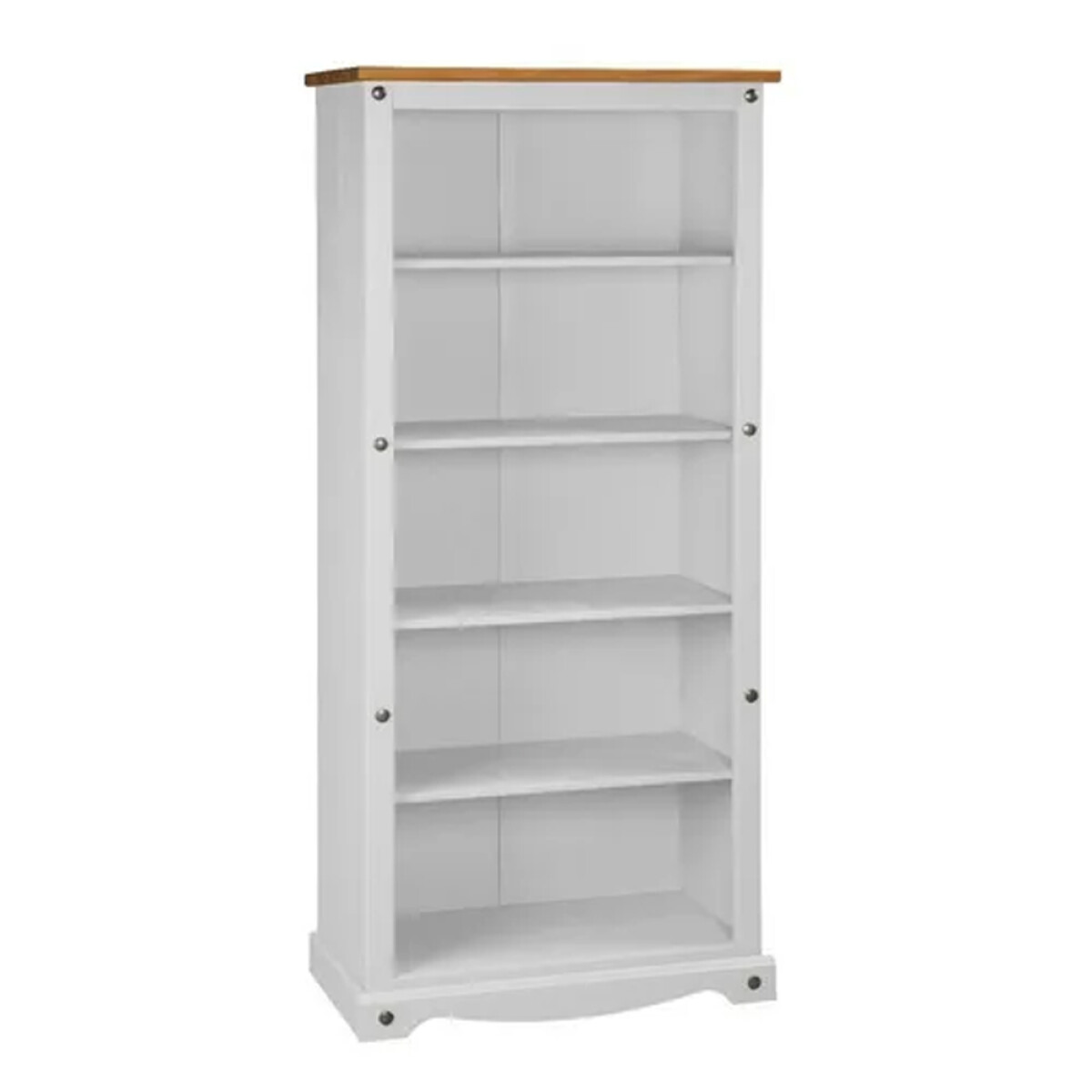Estantería Multiuso Madera Maciza Línea Mexicana Biblioteca 