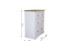 Comoda 4 cajones - Linea mexicana Blanco