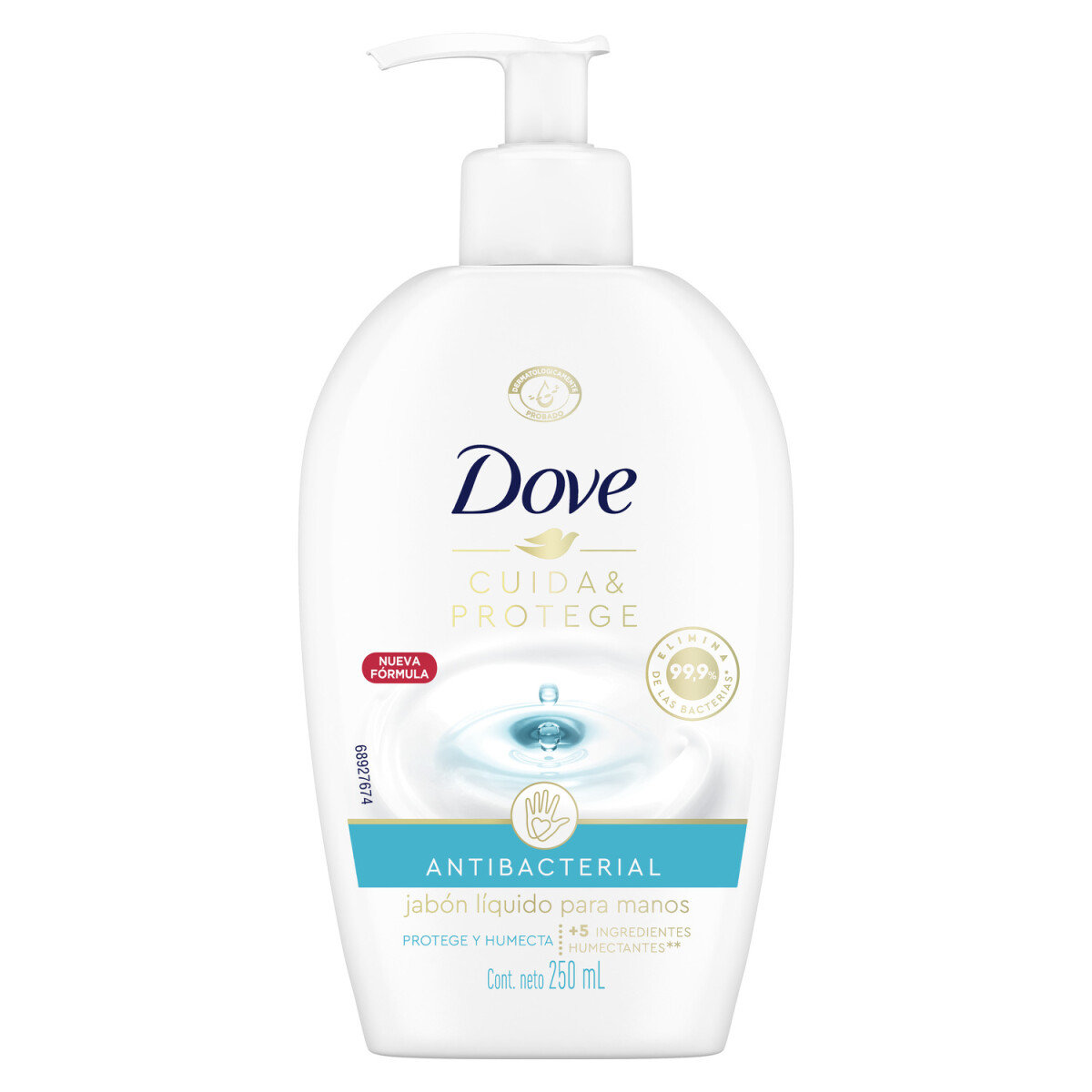 Dove Jabón Líquido P/M Antib Cuida Y Protegue 