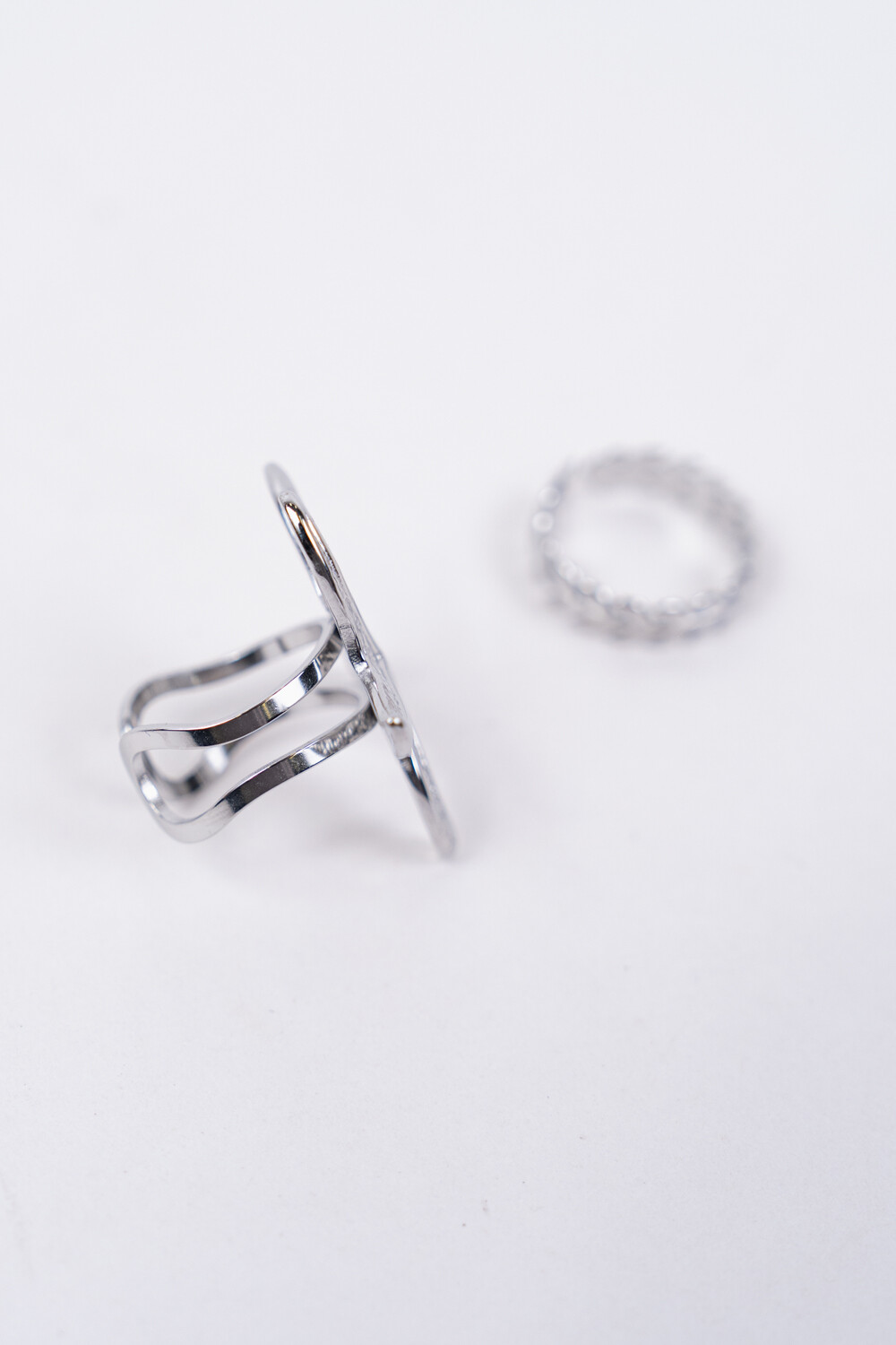 Anillo Estru Plateado