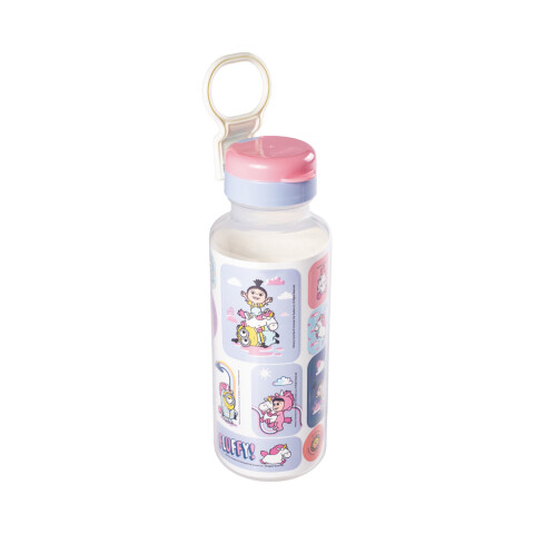 Botella Plástica Fun Minions 600 ml con Adhesivos U