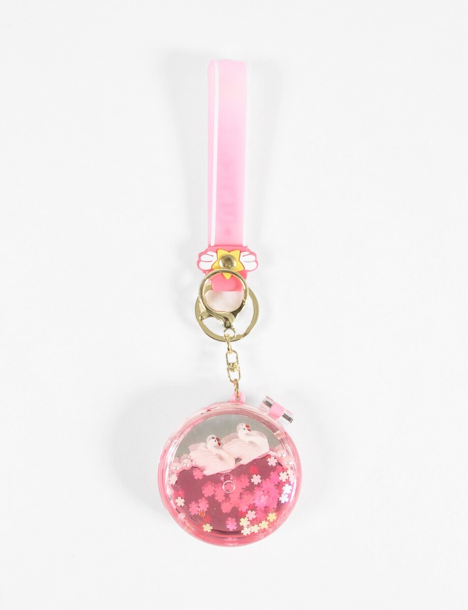 Llavero cisne - multicolor 