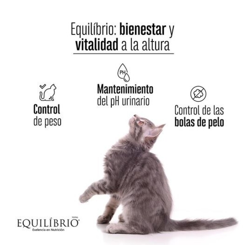 EQUILIBRIO GATOS ADULTOS 7.5 KG + 750 GRS + PIPETA + LAZER DE REGALO