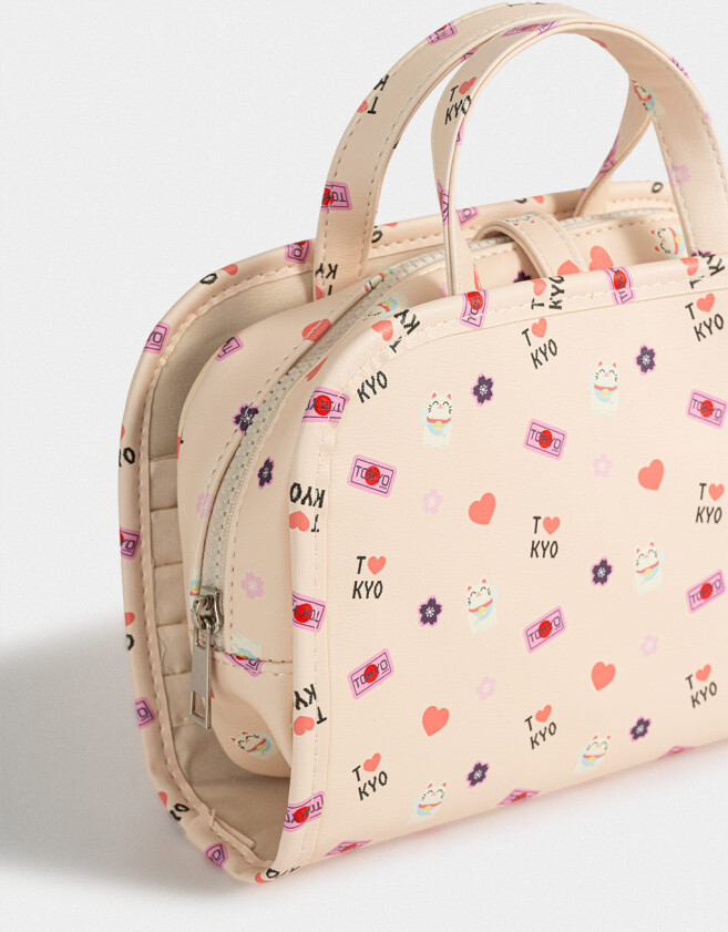 Porta Cosméticos Portacosméticos Maleta "tokyo" - Blanco Crudo
