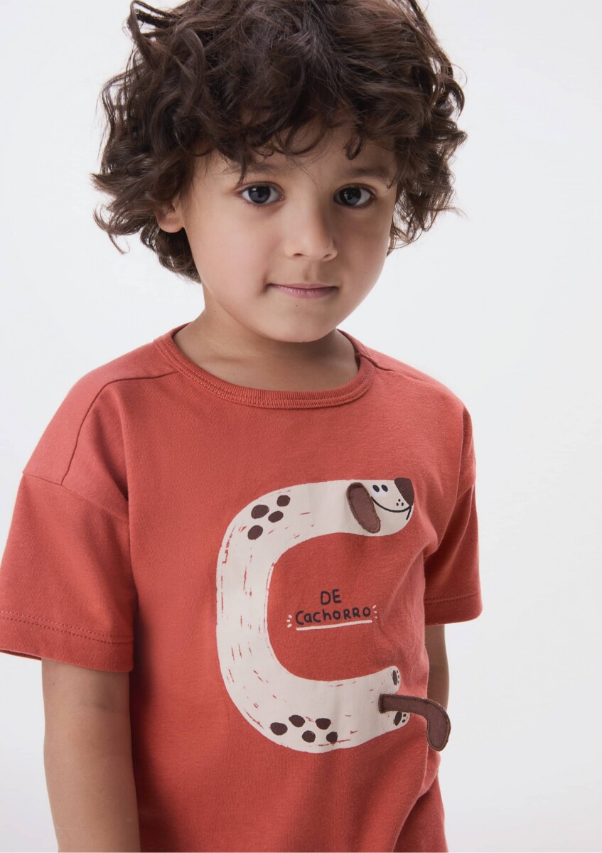 CAMISETA MM MASC - LARANJA ESCURO 