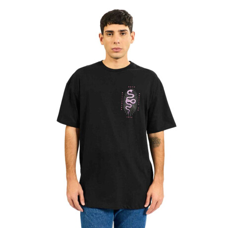 Remera Billabong Serpiente Over Negro