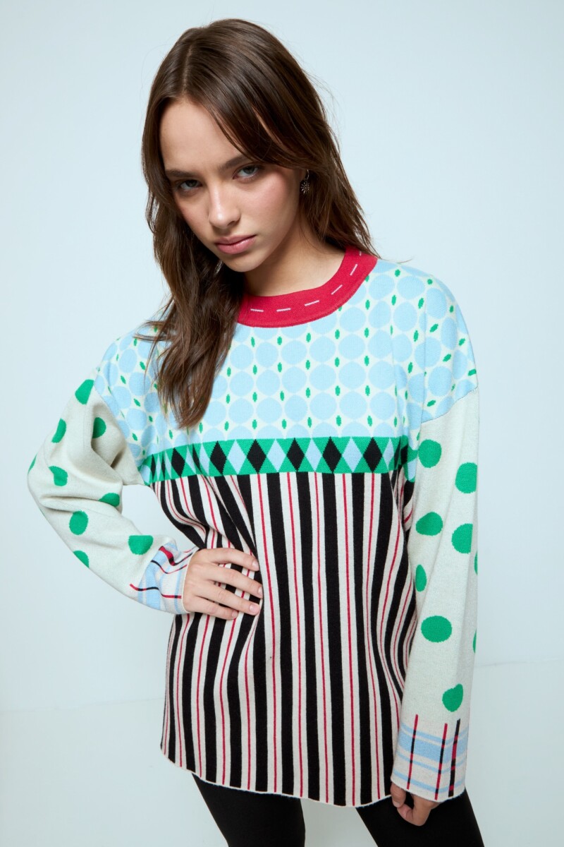 Sweater vibrante rojo