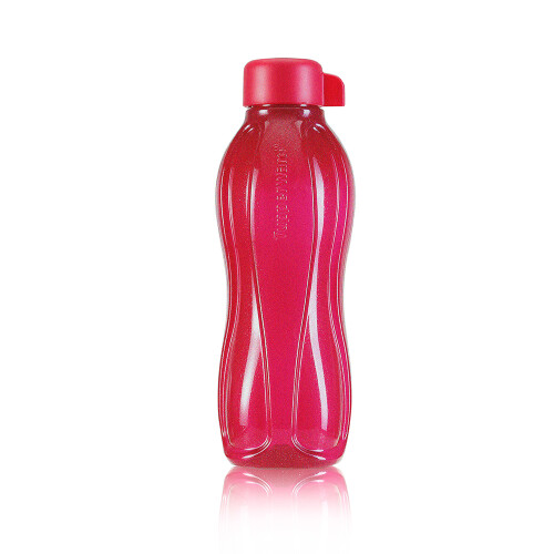 BOTELLA ECO TWIST TUPPERWARE 500 ML GLITTER BORDÓ