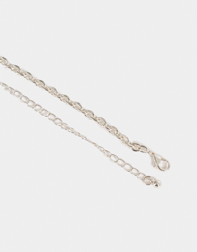 Collares Cortos Religioso Collar Corto Multidijes Antique Silver - Plateado Antique Silver
