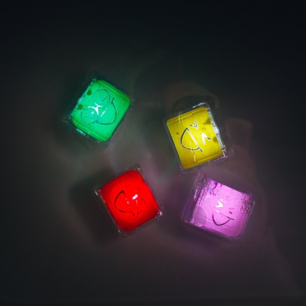 Set x4 GLO PALS cubos sensoriales amarillo